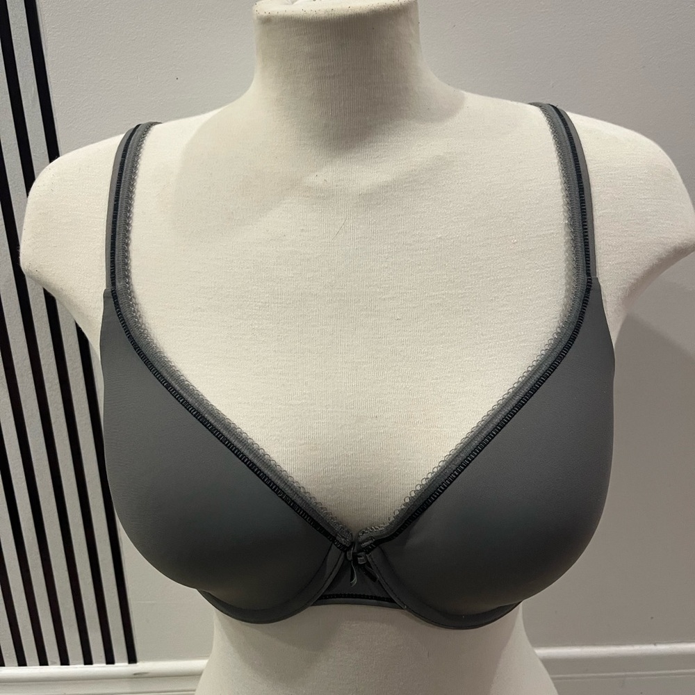 DKNY Charcoal Underwire Bra